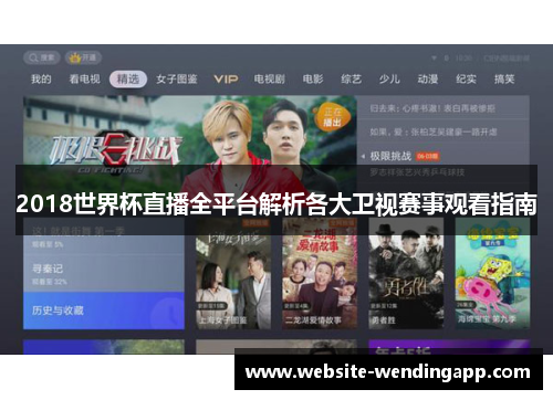 2018世界杯直播全平台解析各大卫视赛事观看指南